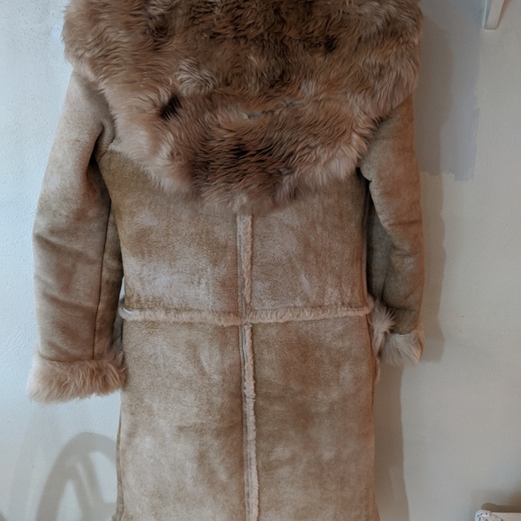 Vintage Overland Sheepskin calf length coat - Picture 2 of 5